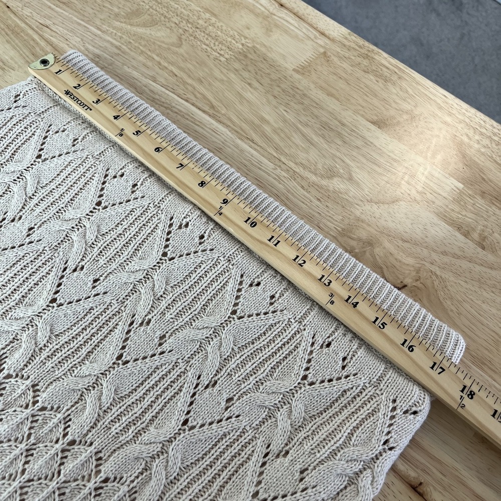 House of Harlow 1960 Crochet Midi Skirt Size XL Boho Festival Coconut Girl - Picture 7 of 9